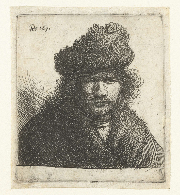  伦勃朗·梵·莱茵 Rembrandt van Rijn——自画像10